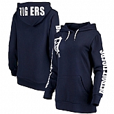 Women Detroit Tigers G III 4Her by Carl Banks 12th Inning Pullover Hoodie Navy,baseball caps,new era cap wholesale,wholesale hats